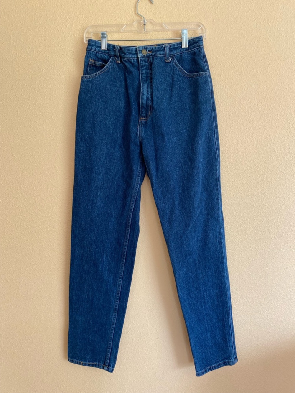 Women’s Yves Daniel Paris France Straight Leg Blue Jeans, Vintage, Size 31
